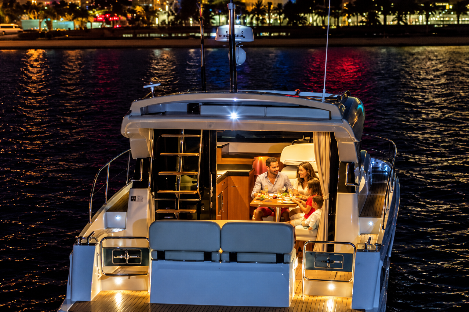 Croisière privée de nuit